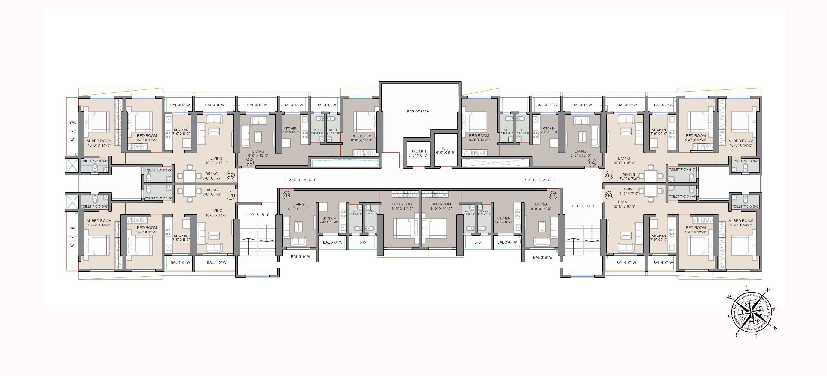1&2BHK