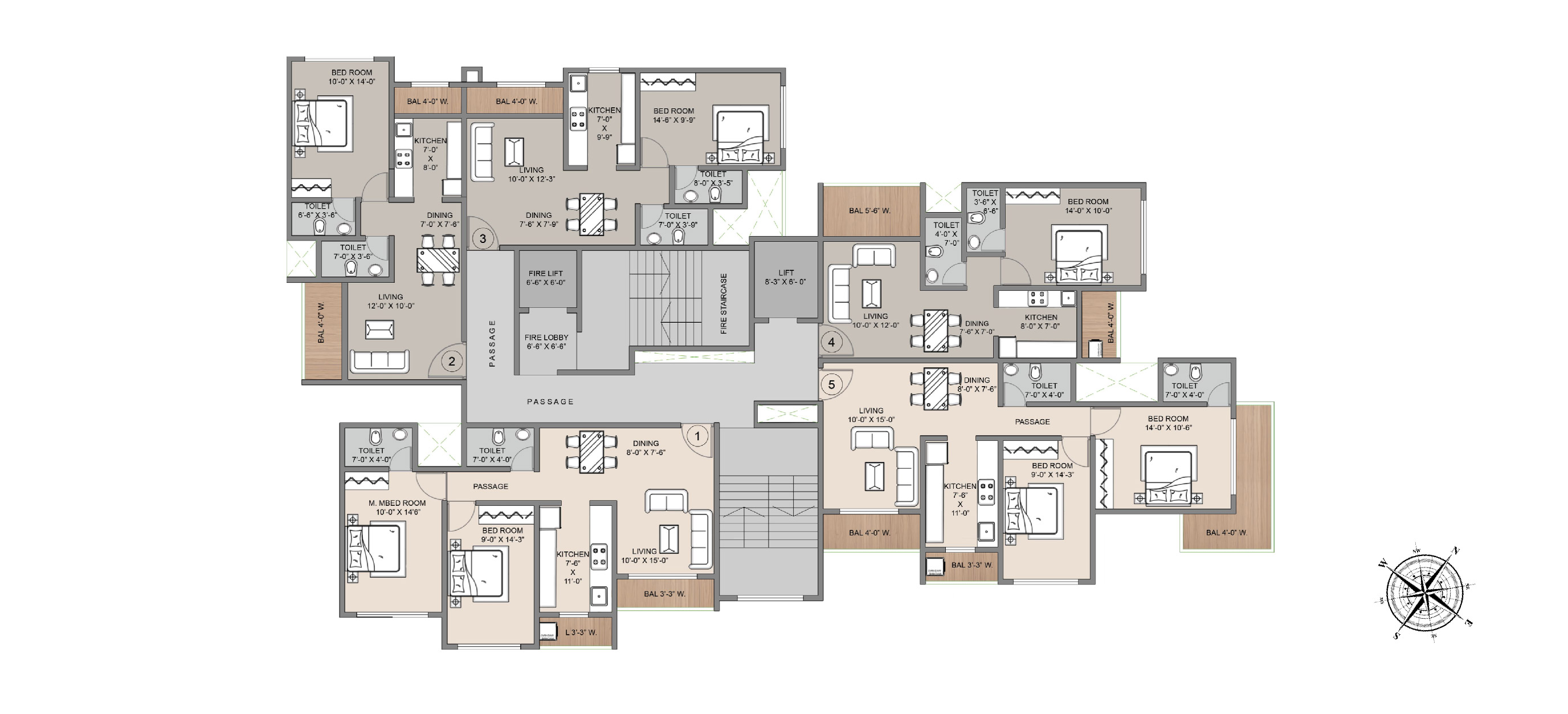 1&2BHK