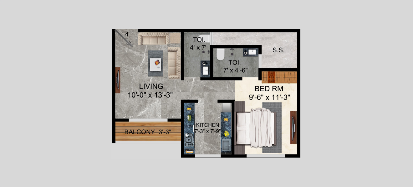 1 BHK
