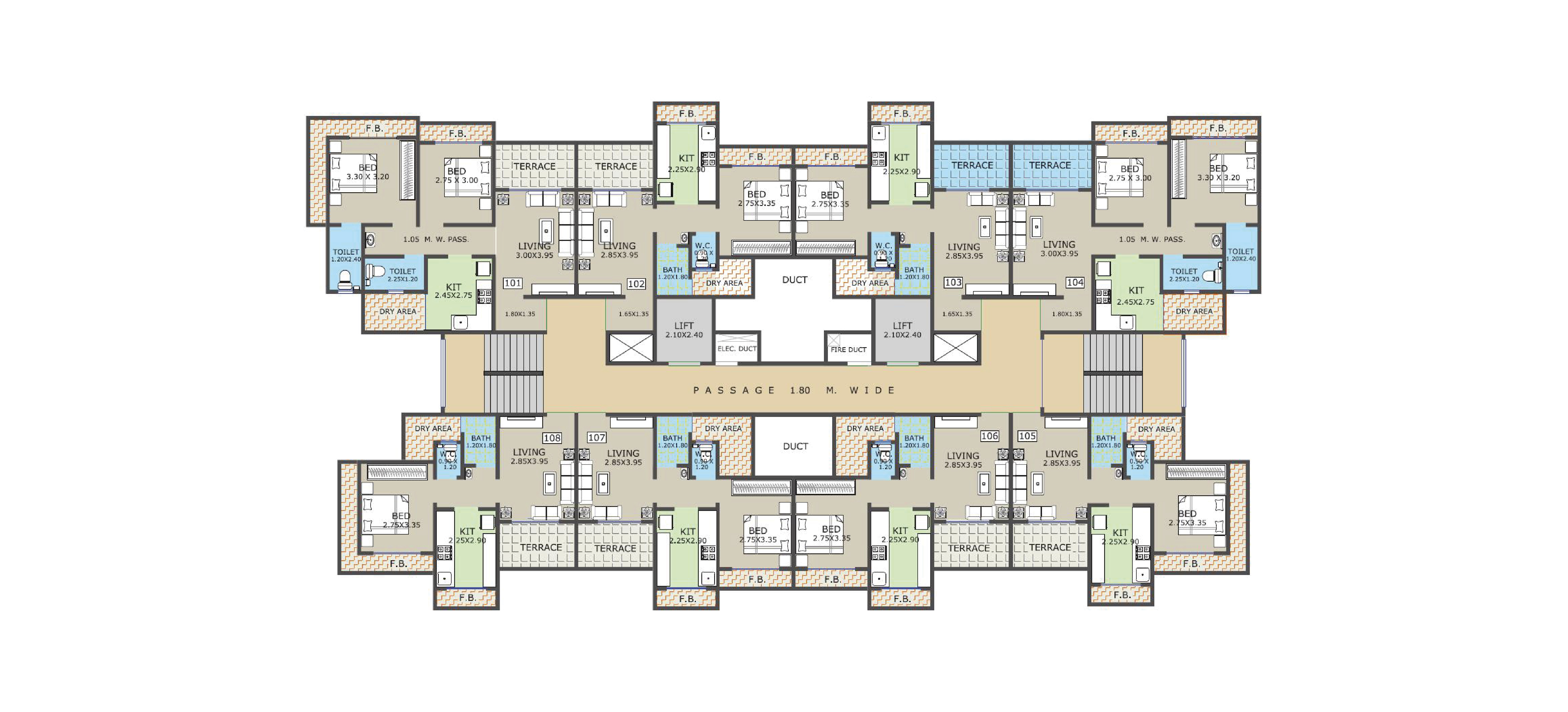 1&2BHK